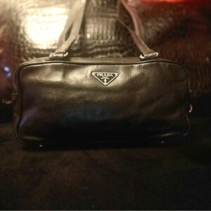 Prada Nero Mini Handbag Black Leather